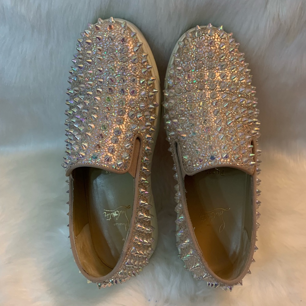Christian Louboutin women’s slip on sneakers